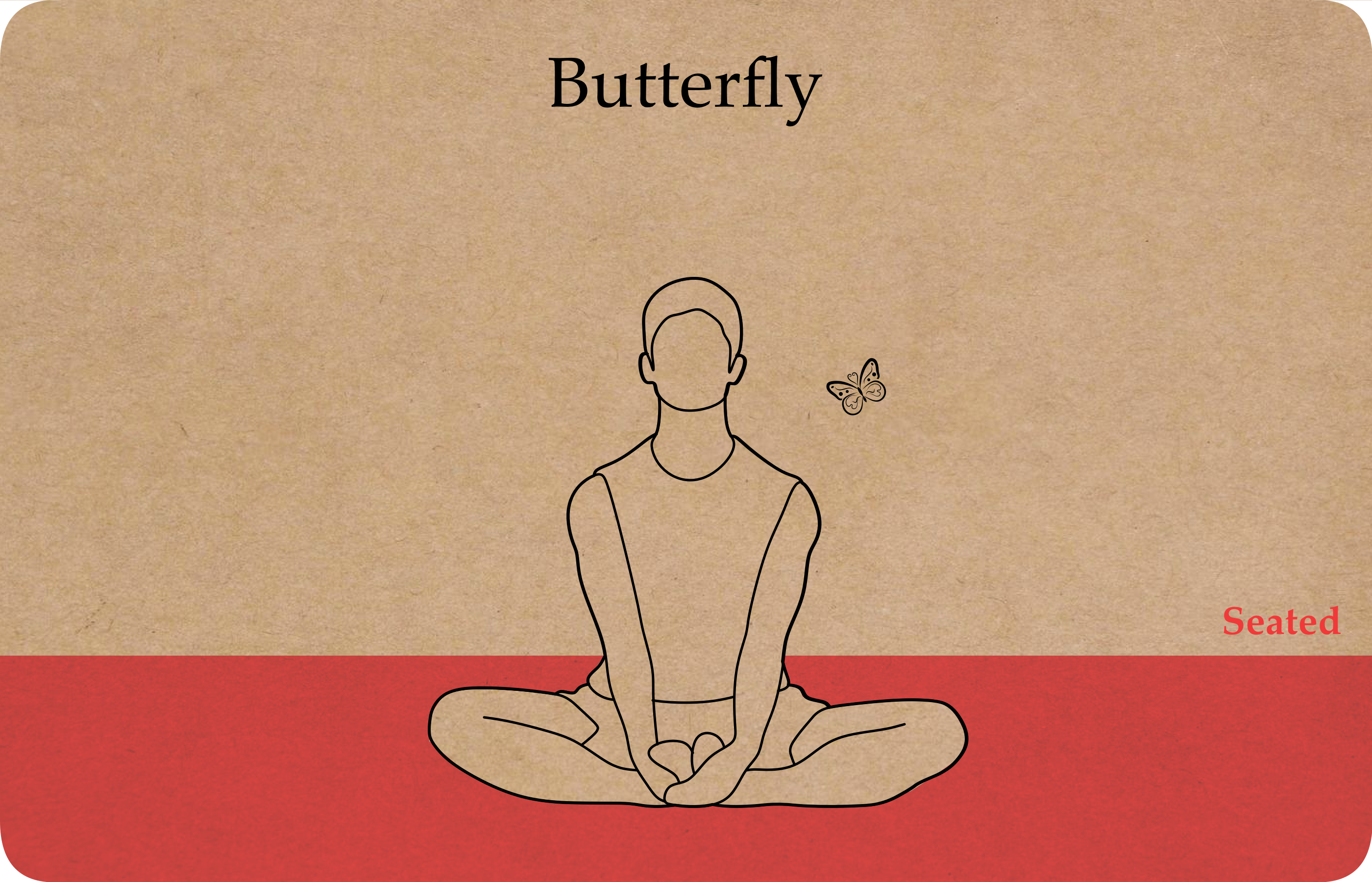 Yoga pose card
