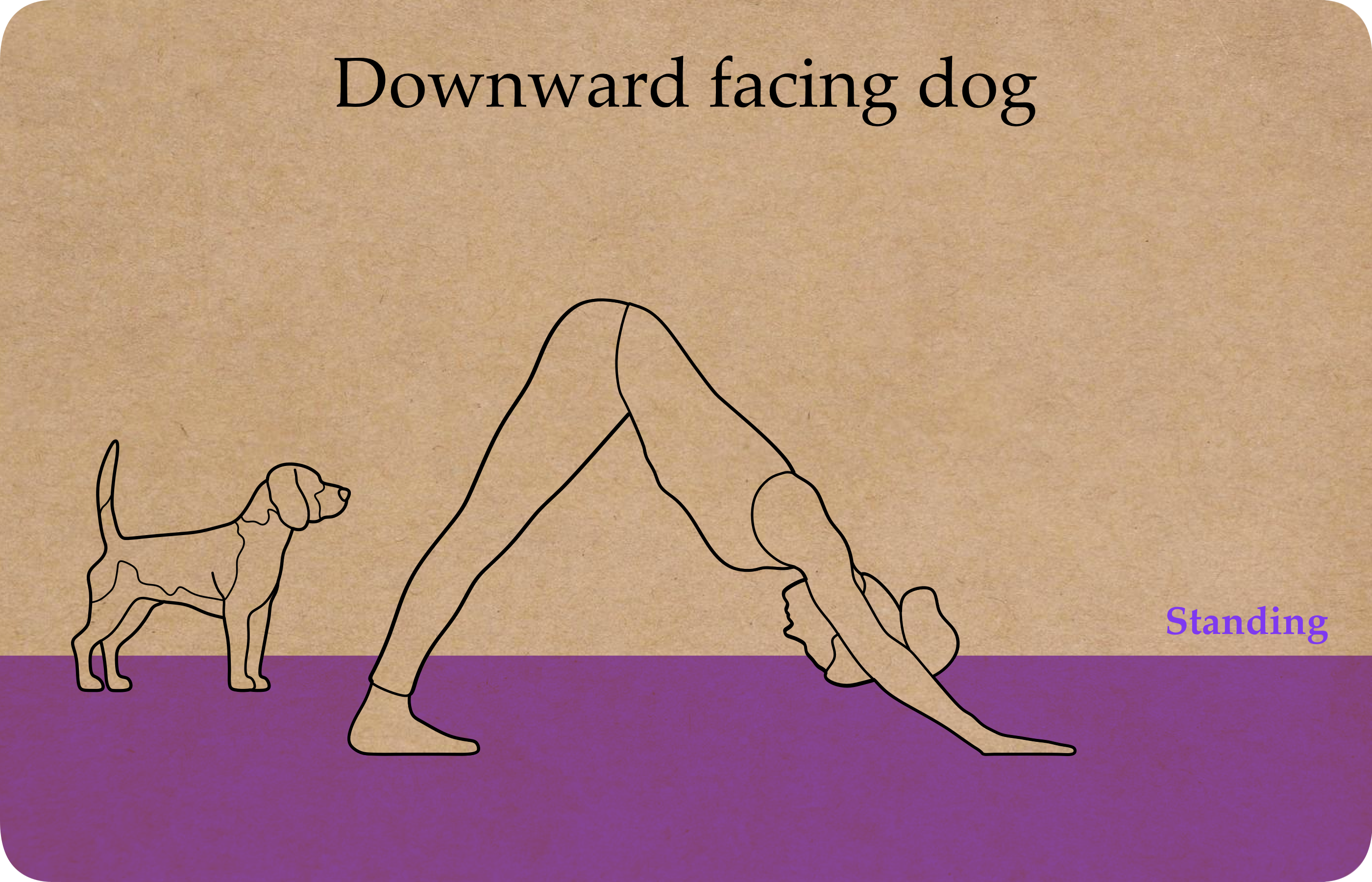 Yoga pose card